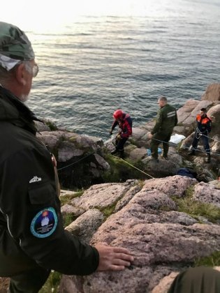 С помощью квадрокоптера искали пропавших туристов в Териберке