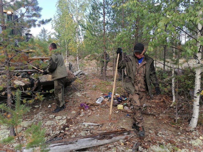 Еще две мусорные свалки убрали в Мурманской области