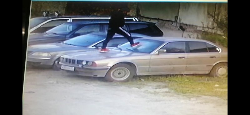 Прыгуна по крышам автомобилей разыскивают в Апатитах