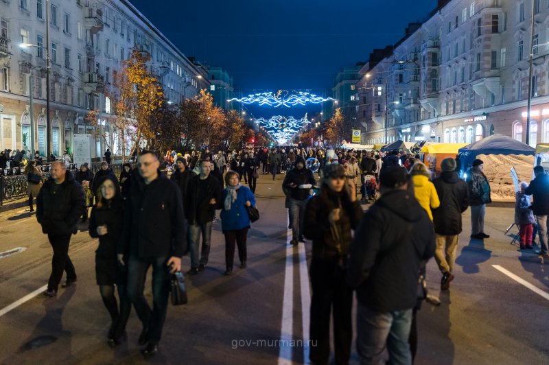 30 тысяч человек побывали на празднике в честь 105-летия Мурманска