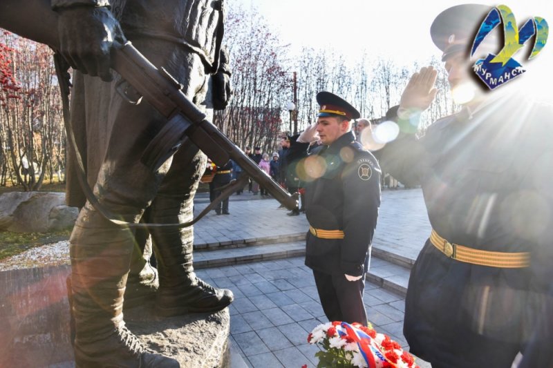 Митинг в память воинам Полярной дивизии состоялся в Мурманске