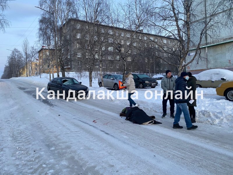 В реанимацию попал сбитый пешеход в Кандалакше