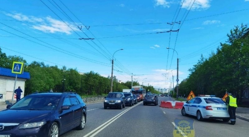 Дети пострадали на пешеходном переходе, не соответствующем ГОСТу в Мурманске