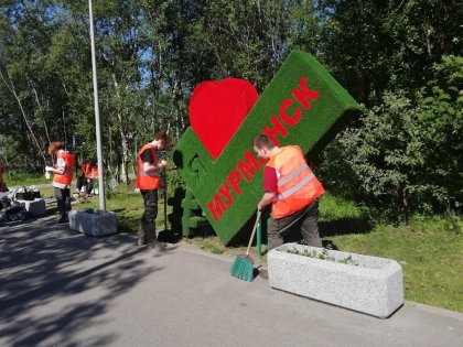 Юные мурманчане отработали первую смену в «Трудовом отряде СУЭК»