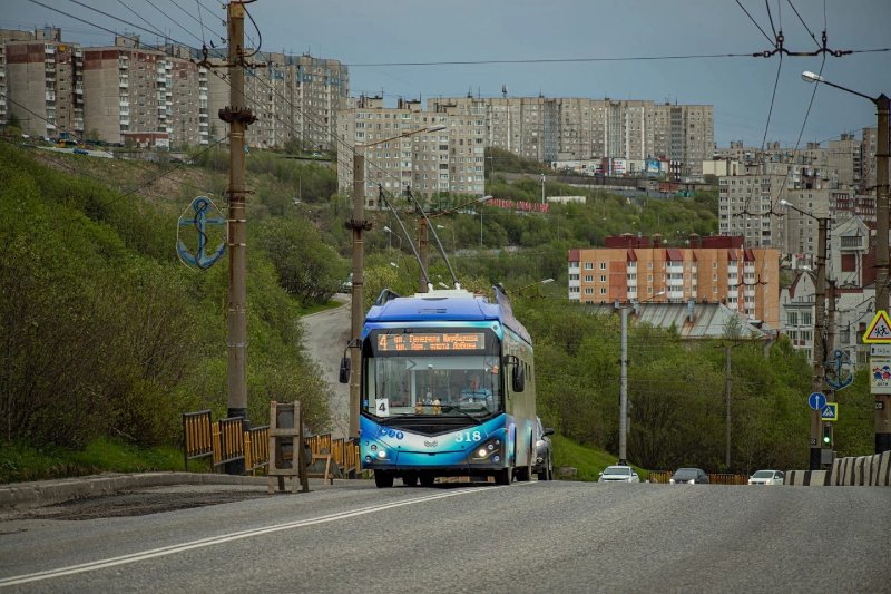 По новому расписанию начнут ходить автобусы и троллейбусы в Мурманске