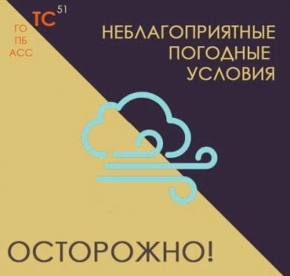 Ветер разбушуется утром в Мурманской области