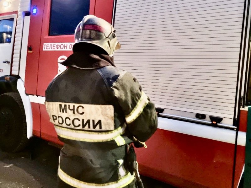 Автобус сгорел в Кандалакше