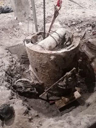 Раритет откопали при реконструкции кинотеатра в Кировске