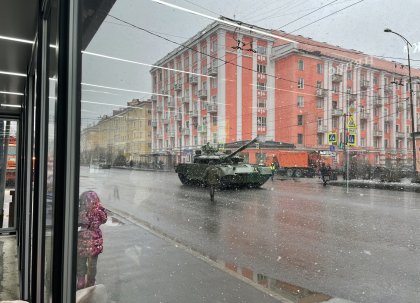 Центр Мурманска перекрыли из-за репетиции Парада