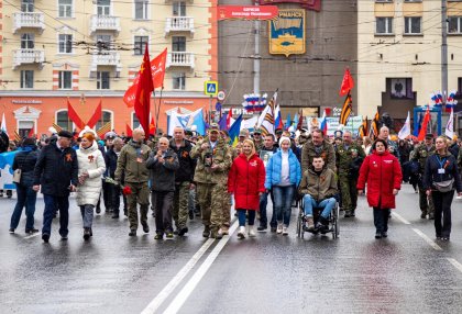 Мурманск отмечает 78-ю годовщину Победы в Великой Отечественной войне
