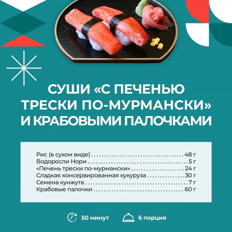Рецепт суши по-мурмански придумали студенты региона
