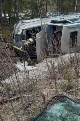 Разбился «УАЗ Патриот» на туломской дороге