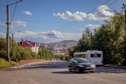 Открывают движение на Подгорной в Мурманске